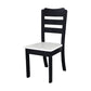 Home Armless Dining Chairs Ladder Back Side Chair with Wood Legs (Set of 2) Clearhalo ' kitchen&dining_furn' 'Dining Chairs' 'Dining Tables & Seating' 'dining_chair' 'furn' 'furn_dining_chair' 'Furniture' 'furniture_dining_chair' 'Kitchen & Dining Furniture' 'kitchen' 4118921