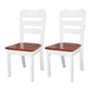 Home Armless Dining Chairs Ladder Back Side Chair with Wood Legs (Set of 2) White-Copper Clearhalo ' kitchen&dining_furn' 'Dining Chairs' 'Dining Tables & Seating' 'dining_chair' 'furn' 'furn_dining_chair' 'Furniture' 'furniture_dining_chair' 'Kitchen & Dining Furniture' 'kitchen' 4118922