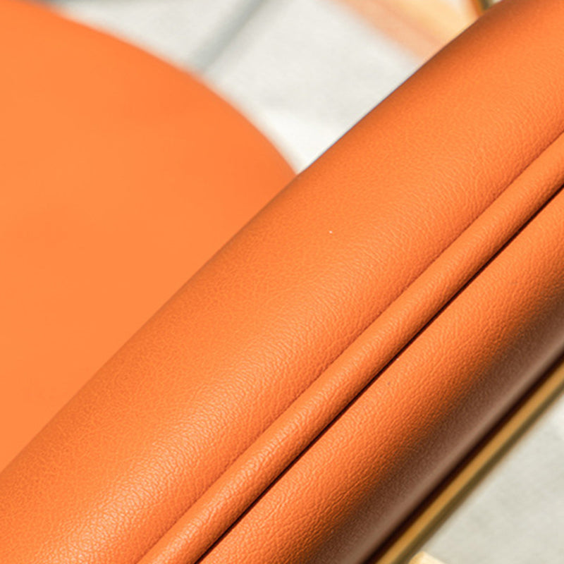 Scandinavian Style Metal Dining Chair Open Back Arm Single Dining Side Chair Clearhalo ' kitchen&dining_furn' 'Dining Chairs' 'Dining Tables & Seating' 'dining_chair' 'furn' 'furn_dining_chair' 'Furniture' 'furniture_dining_chair' 'Kitchen & Dining Furniture' 'kitchen' 4118936