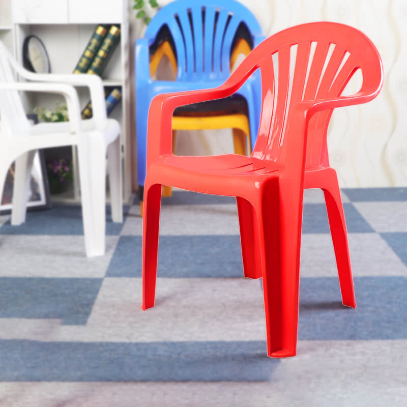 Contemporary Style Plastic Dining Chair Dining Arm Side Chair for Kitchen Clearhalo ' kitchen&dining_furn' 'Dining Chairs' 'Dining Tables & Seating' 'dining_chair' 'furn' 'furn_dining_chair' 'Furniture' 'furniture_dining_chair' 'Kitchen & Dining Furniture' 'kitchen' 4118965