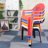 Contemporary Style Plastic Dining Chair Dining Arm Side Chair for Kitchen Clearhalo ' kitchen&dining_furn' 'Dining Chairs' 'Dining Tables & Seating' 'dining_chair' 'furn' 'furn_dining_chair' 'Furniture' 'furniture_dining_chair' 'Kitchen & Dining Furniture' 'kitchen' 4118969