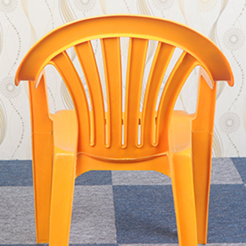 Contemporary Style Plastic Dining Chair Dining Arm Side Chair for Kitchen Clearhalo ' kitchen&dining_furn' 'Dining Chairs' 'Dining Tables & Seating' 'dining_chair' 'furn' 'furn_dining_chair' 'Furniture' 'furniture_dining_chair' 'Kitchen & Dining Furniture' 'kitchen' 4118977