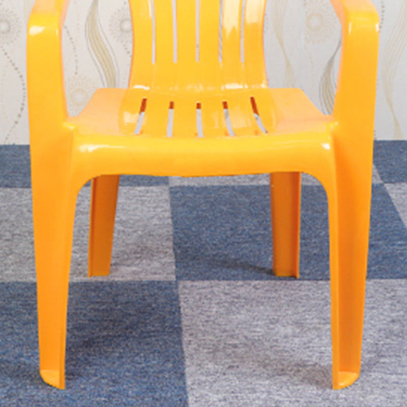 Contemporary Style Plastic Dining Chair Dining Arm Side Chair for Kitchen Clearhalo ' kitchen&dining_furn' 'Dining Chairs' 'Dining Tables & Seating' 'dining_chair' 'furn' 'furn_dining_chair' 'Furniture' 'furniture_dining_chair' 'Kitchen & Dining Furniture' 'kitchen' 4118979