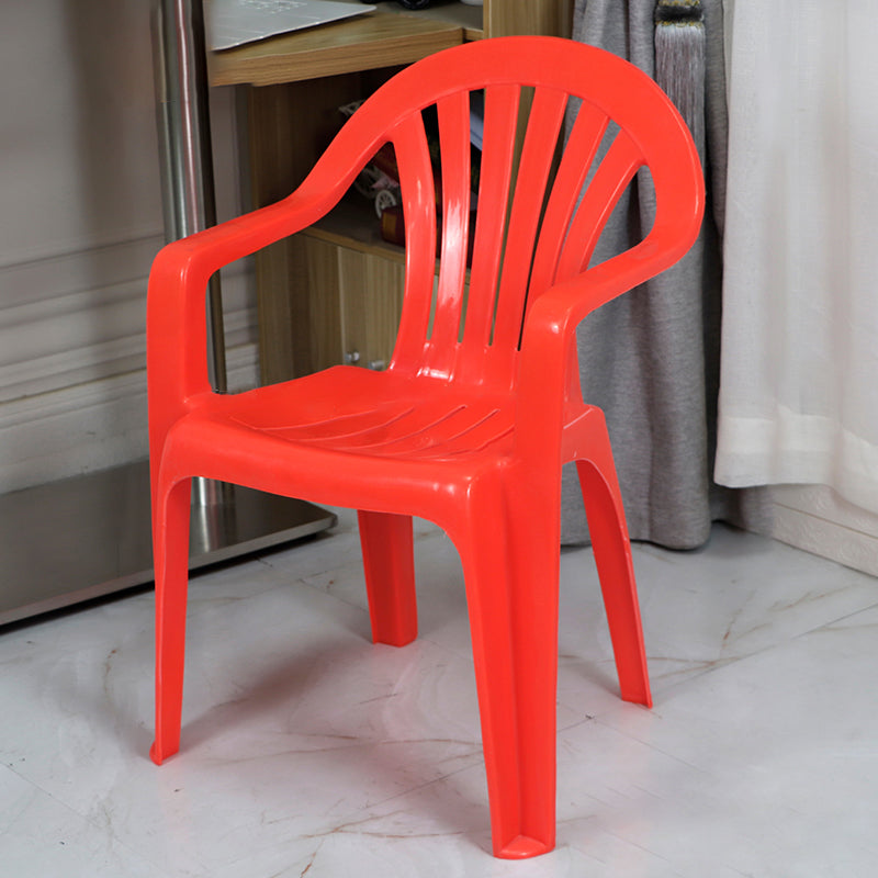 Contemporary Style Plastic Dining Chair Dining Arm Side Chair for Kitchen Orange 1 Piece Clearhalo ' kitchen&dining_furn' 'Dining Chairs' 'Dining Tables & Seating' 'dining_chair' 'furn' 'furn_dining_chair' 'Furniture' 'furniture_dining_chair' 'Kitchen & Dining Furniture' 'kitchen' 4118982