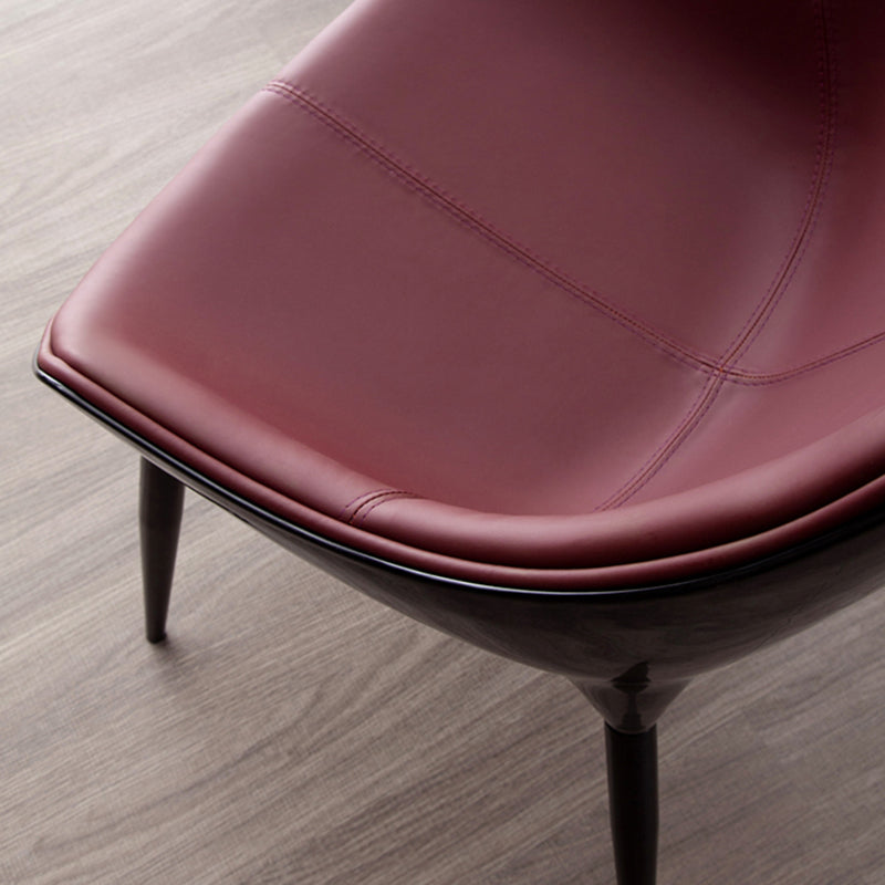 Contemporary Style Dining Chairs Kitchen Arm Side Chair with Metal Legs (Set of 2) Clearhalo ' kitchen&dining_furn' 'Dining Chairs' 'Dining Tables & Seating' 'dining_chair' 'furn' 'furn_dining_chair' 'Furniture' 'furniture_dining_chair' 'Kitchen & Dining Furniture' 'kitchen' 4119026