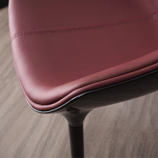 Contemporary Style Dining Chairs Kitchen Arm Side Chair with Metal Legs (Set of 2) Clearhalo ' kitchen&dining_furn' 'Dining Chairs' 'Dining Tables & Seating' 'dining_chair' 'furn' 'furn_dining_chair' 'Furniture' 'furniture_dining_chair' 'Kitchen & Dining Furniture' 'kitchen' 4119029