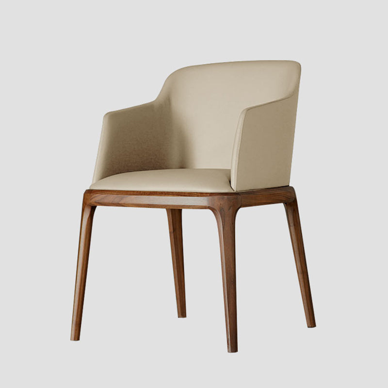 Contemporary Style Wooden Dining Chairs Dining Arm Side Chairs for Kitchen Clearhalo ' kitchen&dining_furn' 'Dining Chairs' 'Dining Tables & Seating' 'dining_chair' 'furn' 'furn_dining_chair' 'Furniture' 'furniture_dining_chair' 'Kitchen & Dining Furniture' 'kitchen' 4119073