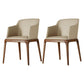 Contemporary Style Wooden Dining Chairs Dining Arm Side Chairs for Kitchen Beige 2 Piece Set Clearhalo ' kitchen&dining_furn' 'Dining Chairs' 'Dining Tables & Seating' 'dining_chair' 'furn' 'furn_dining_chair' 'Furniture' 'furniture_dining_chair' 'Kitchen & Dining Furniture' 'kitchen' 4119074