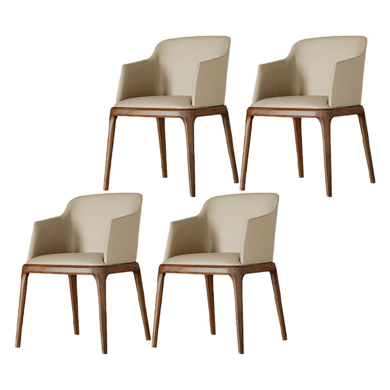 Contemporary Style Wooden Dining Chairs Dining Arm Side Chairs for Kitchen Clearhalo ' kitchen&dining_furn' 'Dining Chairs' 'Dining Tables & Seating' 'dining_chair' 'furn' 'furn_dining_chair' 'Furniture' 'furniture_dining_chair' 'Kitchen & Dining Furniture' 'kitchen' 4119075