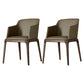 Contemporary Style Wooden Dining Chairs Dining Arm Side Chairs for Kitchen Khaki 2 Piece Set Clearhalo ' kitchen&dining_furn' 'Dining Chairs' 'Dining Tables & Seating' 'dining_chair' 'furn' 'furn_dining_chair' 'Furniture' 'furniture_dining_chair' 'Kitchen & Dining Furniture' 'kitchen' 4119080
