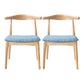 Modern Wood Dining Armless Chairs Open Back Dining Side Chair (Set of 2) Blue Clearhalo ' kitchen&dining_furn' 'Dining Chairs' 'Dining Tables & Seating' 'dining_chair' 'furn' 'furn_dining_chair' 'Furniture' 'furniture_dining_chair' 'Kitchen & Dining Furniture' 'kitchen' 4119114
