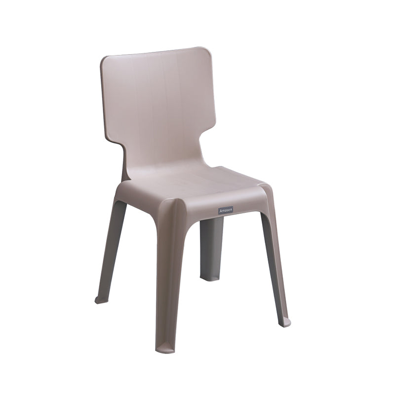 Scandinavian Armless Dining Chair Plastic Stackable Dining Side Chairs Clearhalo ' kitchen&dining_furn' 'Dining Chairs' 'Dining Tables & Seating' 'dining_chair' 'furn' 'furn_dining_chair' 'Furniture' 'furniture_dining_chair' 'Kitchen & Dining Furniture' 'kitchen' 4119141