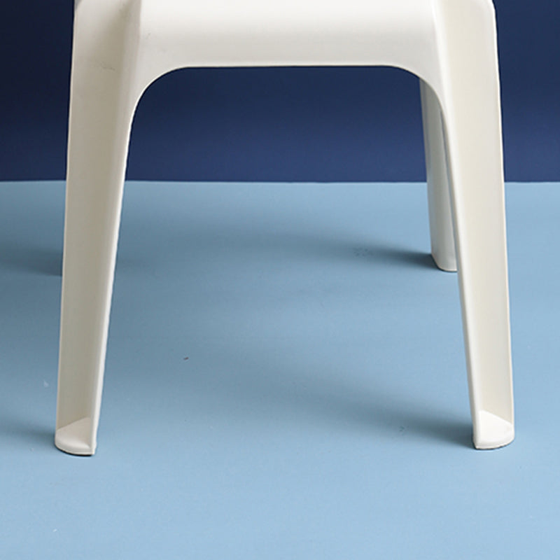 Scandinavian Armless Dining Chair Plastic Stackable Dining Side Chairs Clearhalo ' kitchen&dining_furn' 'Dining Chairs' 'Dining Tables & Seating' 'dining_chair' 'furn' 'furn_dining_chair' 'Furniture' 'furniture_dining_chair' 'Kitchen & Dining Furniture' 'kitchen' 4119145