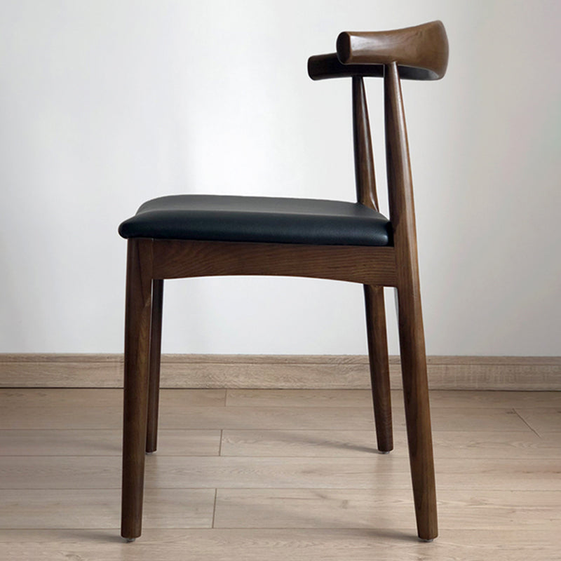 Contemporary Wood Dining Armless Chairs Open Back Dining Side Chair (Set of 2) Clearhalo ' kitchen&dining_furn' 'Dining Chairs' 'Dining Tables & Seating' 'dining_chair' 'furn' 'furn_dining_chair' 'Furniture' 'furniture_dining_chair' 'Kitchen & Dining Furniture' 'kitchen' 4119151