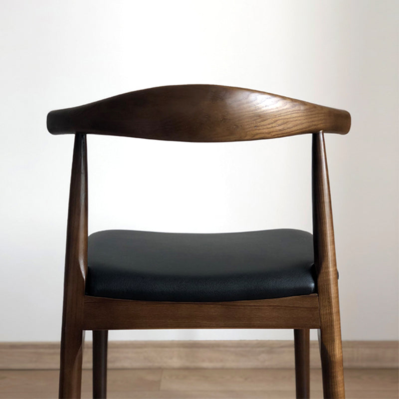 Contemporary Wood Dining Armless Chairs Open Back Dining Side Chair (Set of 2) Clearhalo ' kitchen&dining_furn' 'Dining Chairs' 'Dining Tables & Seating' 'dining_chair' 'furn' 'furn_dining_chair' 'Furniture' 'furniture_dining_chair' 'Kitchen & Dining Furniture' 'kitchen' 4119153