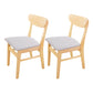 Scandinavian Home Wood Side Chair Natural Open Back Dining Chair (Set of 2) Light Gray Clearhalo ' kitchen&dining_furn' 'Dining Chairs' 'Dining Tables & Seating' 'dining_chair' 'furn' 'furn_dining_chair' 'Furniture' 'furniture_dining_chair' 'Kitchen & Dining Furniture' 'kitchen' 4119182