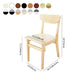 Scandinavian Home Wood Side Chair Natural Open Back Dining Chair (Set of 2) Clearhalo ' kitchen&dining_furn' 'Dining Chairs' 'Dining Tables & Seating' 'dining_chair' 'furn' 'furn_dining_chair' 'Furniture' 'furniture_dining_chair' 'Kitchen & Dining Furniture' 'kitchen' 4119203