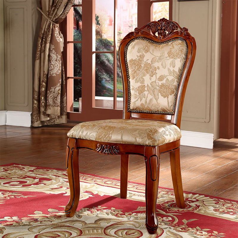 Scandinavian Style Rubberwood Chairs Open Back Dining Side Chair for Restaurant Clearhalo ' kitchen&dining_furn' 'Dining Chairs' 'Dining Tables & Seating' 'dining_chair' 'furn' 'furn_dining_chair' 'Furniture' 'furniture_dining_chair' 'Kitchen & Dining Furniture' 'kitchen' 4119223