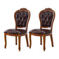 Scandinavian Style Rubberwood Chairs Open Back Dining Side Chair for Restaurant Tan 2 Piece Set Clearhalo ' kitchen&dining_furn' 'Dining Chairs' 'Dining Tables & Seating' 'dining_chair' 'furn' 'furn_dining_chair' 'Furniture' 'furniture_dining_chair' 'Kitchen & Dining Furniture' 'kitchen' 4119225