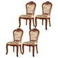 Scandinavian Style Rubberwood Chairs Open Back Dining Side Chair for Restaurant Beige-Red 4 Piece Set Clearhalo ' kitchen&dining_furn' 'Dining Chairs' 'Dining Tables & Seating' 'dining_chair' 'furn' 'furn_dining_chair' 'Furniture' 'furniture_dining_chair' 'Kitchen & Dining Furniture' 'kitchen' 4119232