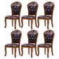 Scandinavian Style Rubberwood Chairs Open Back Dining Side Chair for Restaurant Beige-Coffee 6 Piece Set Clearhalo ' kitchen&dining_furn' 'Dining Chairs' 'Dining Tables & Seating' 'dining_chair' 'furn' 'furn_dining_chair' 'Furniture' 'furniture_dining_chair' 'Kitchen & Dining Furniture' 'kitchen' 4119241