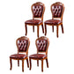 Scandinavian Style Rubberwood Chairs Open Back Dining Side Chair for Restaurant Light Brown 4 Piece Set Clearhalo ' kitchen&dining_furn' 'Dining Chairs' 'Dining Tables & Seating' 'dining_chair' 'furn' 'furn_dining_chair' 'Furniture' 'furniture_dining_chair' 'Kitchen & Dining Furniture' 'kitchen' 4119243
