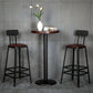 Industrial Brown Leather Bar Stools Square Stool with Metal Base Clearhalo 'Bar Furniture' 'Bar Stools' 'bar_stools' 'furniture_bar_stools' 'Kitchen & Dining Furniture' 'kitchen&dining_furn' 'kitchen' 'kitchen_furn' Furniture' 4123469