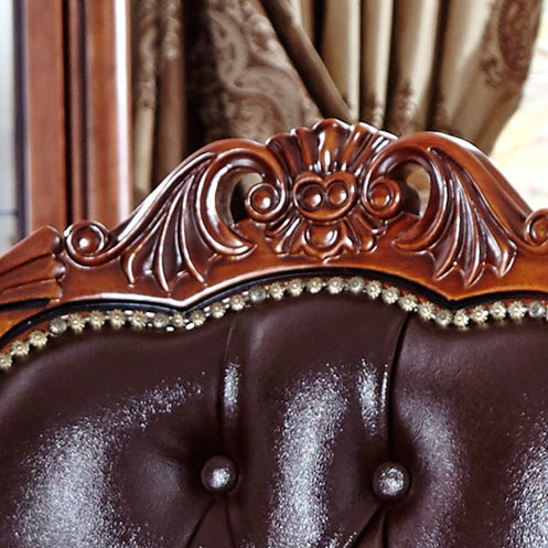 Scandinavian Solid Oak Wood Chair Open Back Arm Dining Chairs (Set of 2) Clearhalo ' kitchen&dining_furn' 'Dining Chairs' 'Dining Tables & Seating' 'dining_chair' 'furn' 'furn_dining_chair' 'Furniture' 'furniture_dining_chair' 'Kitchen & Dining Furniture' 'kitchen' 4128723