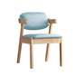 Contemporary Wooden Dining Arm Chair Open Back Single Dining Side Chair Lake Blue Clearhalo ' kitchen&dining_furn' 'Dining Chairs' 'Dining Tables & Seating' 'dining_chair' 'furn' 'furn_dining_chair' 'Furniture' 'furniture_dining_chair' 'Kitchen & Dining Furniture' 'kitchen' 4128738