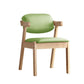 Contemporary Wooden Dining Arm Chair Open Back Single Dining Side Chair Green Clearhalo ' kitchen&dining_furn' 'Dining Chairs' 'Dining Tables & Seating' 'dining_chair' 'furn' 'furn_dining_chair' 'Furniture' 'furniture_dining_chair' 'Kitchen & Dining Furniture' 'kitchen' 4128739