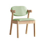 Contemporary Wooden Dining Arm Chair Open Back Single Dining Side Chair Light Green Clearhalo ' kitchen&dining_furn' 'Dining Chairs' 'Dining Tables & Seating' 'dining_chair' 'furn' 'furn_dining_chair' 'Furniture' 'furniture_dining_chair' 'Kitchen & Dining Furniture' 'kitchen' 4128743