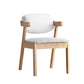 Contemporary Wooden Dining Arm Chair Open Back Single Dining Side Chair White Clearhalo ' kitchen&dining_furn' 'Dining Chairs' 'Dining Tables & Seating' 'dining_chair' 'furn' 'furn_dining_chair' 'Furniture' 'furniture_dining_chair' 'Kitchen & Dining Furniture' 'kitchen' 4128747