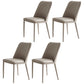 Industrial Home Side Chair Solid Back Metal Upholstered Dining Room Chair Coffee 4 Piece Set Clearhalo ' kitchen&dining_furn' 'Dining Chairs' 'Dining Tables & Seating' 'dining_chair' 'furn' 'furn_dining_chair' 'Furniture' 'furniture_dining_chair' 'Kitchen & Dining Furniture' 'kitchen' 4128790