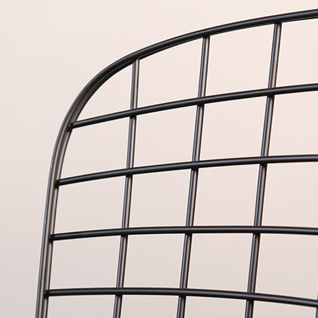 Contemporary Metal Dining Armless Chairs Open Back Dining Side Chair for Home Use Clearhalo ' kitchen&dining_furn' 'Dining Chairs' 'Dining Tables & Seating' 'dining_chair' 'furn' 'furn_dining_chair' 'Furniture' 'furniture_dining_chair' 'Kitchen & Dining Furniture' 'kitchen' 4128823