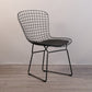 Contemporary Metal Dining Armless Chairs Open Back Dining Side Chair for Home Use Black 1 Piece Clearhalo ' kitchen&dining_furn' 'Dining Chairs' 'Dining Tables & Seating' 'dining_chair' 'furn' 'furn_dining_chair' 'Furniture' 'furniture_dining_chair' 'Kitchen & Dining Furniture' 'kitchen' 4128834