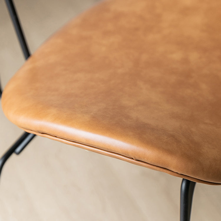 Industrial Upholstered Home Side Chair Matte Finish Open Back Dining Chairs Clearhalo ' kitchen&dining_furn' 'Dining Chairs' 'Dining Tables & Seating' 'dining_chair' 'furn' 'furn_dining_chair' 'Furniture' 'furniture_dining_chair' 'Kitchen & Dining Furniture' 'kitchen' 4128920