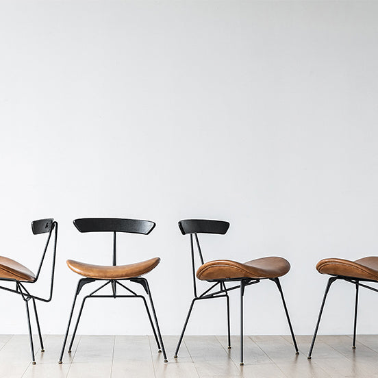 Industrial Upholstered Home Side Chair Matte Finish Open Back Dining Chairs Clearhalo ' kitchen&dining_furn' 'Dining Chairs' 'Dining Tables & Seating' 'dining_chair' 'furn' 'furn_dining_chair' 'Furniture' 'furniture_dining_chair' 'Kitchen & Dining Furniture' 'kitchen' 4128933