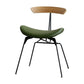 Industrial Upholstered Home Side Chair Matte Finish Open Back Dining Chairs Dark Green 1 Piece Clearhalo ' kitchen&dining_furn' 'Dining Chairs' 'Dining Tables & Seating' 'dining_chair' 'furn' 'furn_dining_chair' 'Furniture' 'furniture_dining_chair' 'Kitchen & Dining Furniture' 'kitchen' 4128957