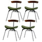 Industrial Upholstered Home Side Chair Matte Finish Open Back Dining Chairs Army Green 4 Piece Set Clearhalo ' kitchen&dining_furn' 'Dining Chairs' 'Dining Tables & Seating' 'dining_chair' 'furn' 'furn_dining_chair' 'Furniture' 'furniture_dining_chair' 'Kitchen & Dining Furniture' 'kitchen' 4128962