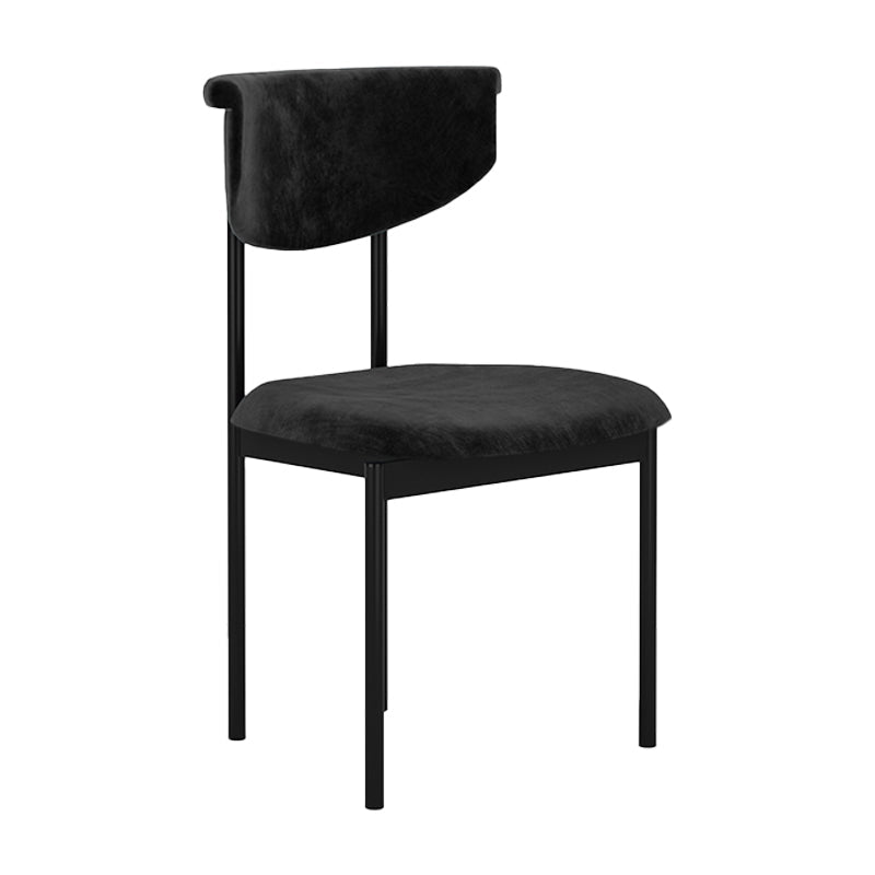 Contemporary Style Metal Chair Set Open Back Side Dining Room Kitchen Chairs Clearhalo ' kitchen&dining_furn' 'Dining Chairs' 'Dining Tables & Seating' 'dining_chair' 'furn' 'furn_dining_chair' 'Furniture' 'furniture_dining_chair' 'Kitchen & Dining Furniture' 'kitchen' 4129030