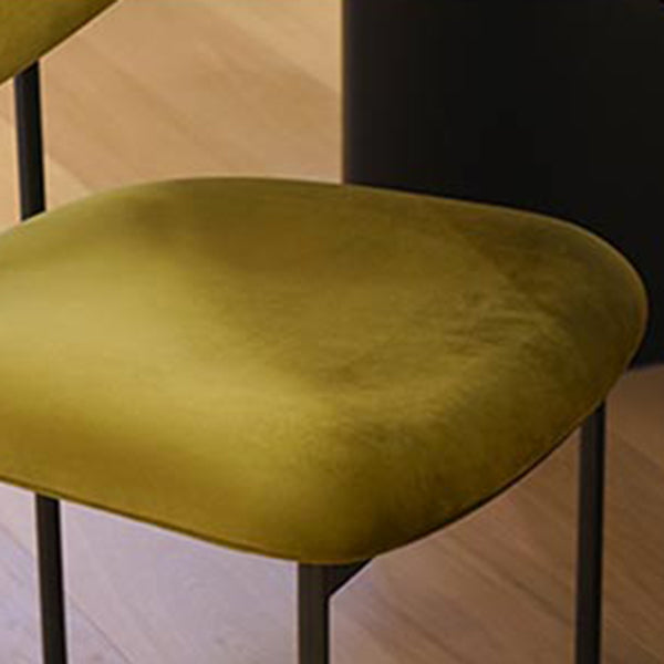 Contemporary Style Metal Chair Set Open Back Side Dining Room Kitchen Chairs Clearhalo ' kitchen&dining_furn' 'Dining Chairs' 'Dining Tables & Seating' 'dining_chair' 'furn' 'furn_dining_chair' 'Furniture' 'furniture_dining_chair' 'Kitchen & Dining Furniture' 'kitchen' 4129033