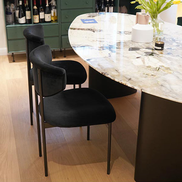 Contemporary Style Metal Chair Set Open Back Side Dining Room Kitchen Chairs Clearhalo ' kitchen&dining_furn' 'Dining Chairs' 'Dining Tables & Seating' 'dining_chair' 'furn' 'furn_dining_chair' 'Furniture' 'furniture_dining_chair' 'Kitchen & Dining Furniture' 'kitchen' 4129038