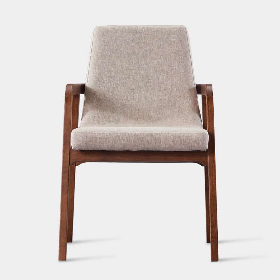 Traditional Style Ash Wood Chair Kitchen Solid Back Arm Single Dining Chair Clearhalo ' kitchen&dining_furn' 'Dining Chairs' 'Dining Tables & Seating' 'dining_chair' 'furn' 'furn_dining_chair' 'Furniture' 'furniture_dining_chair' 'Kitchen & Dining Furniture' 'kitchen' 4129051