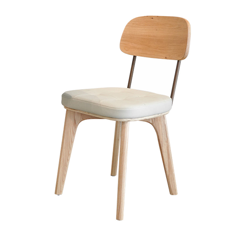 Traditional Wood Dining Chair Coffee Shop Armless Open Back Dining Side Chair (Set of 2) Clearhalo ' kitchen&dining_furn' 'Dining Chairs' 'Dining Tables & Seating' 'dining_chair' 'furn' 'furn_dining_chair' 'Furniture' 'furniture_dining_chair' 'Kitchen & Dining Furniture' 'kitchen' 4129129