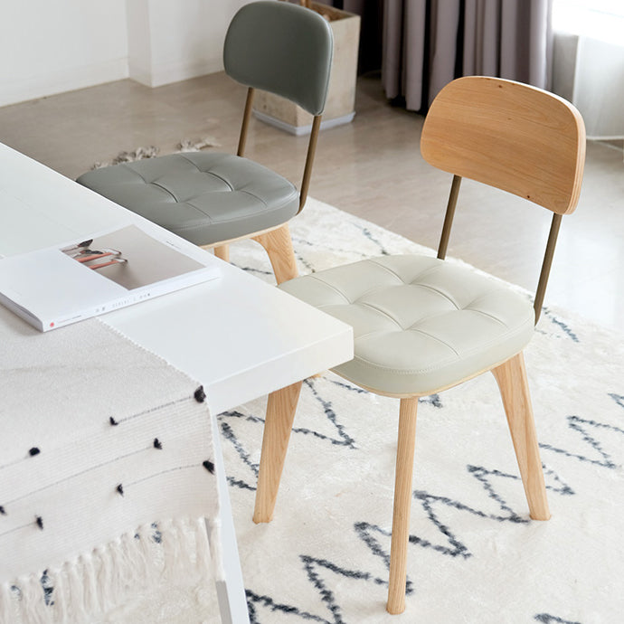 Wood Traditional Dining Chair Open Back Armless Dining Side Chair (Set of 2) Clearhalo ' kitchen&dining_furn' 'Dining Chairs' 'Dining Tables & Seating' 'dining_chair' 'furn' 'furn_dining_chair' 'Furniture' 'furniture_dining_chair' 'Kitchen & Dining Furniture' 'kitchen' 4129143