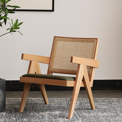 Traditional Wood Dining Chair Cane Back Dining Arm Chairs for Home Use Natural Upholstered 1 Piece Clearhalo ' kitchen&dining_furn' 'Dining Chairs' 'Dining Tables & Seating' 'dining_chair' 'furn' 'furn_dining_chair' 'Furniture' 'furniture_dining_chair' 'Kitchen & Dining Furniture' 'kitchen' 4129172