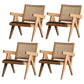Traditional Wood Dining Chair Cane Back Dining Arm Chairs for Home Use Natural Upholstered 4 Piece Set Clearhalo ' kitchen&dining_furn' 'Dining Chairs' 'Dining Tables & Seating' 'dining_chair' 'furn' 'furn_dining_chair' 'Furniture' 'furniture_dining_chair' 'Kitchen & Dining Furniture' 'kitchen' 4129175
