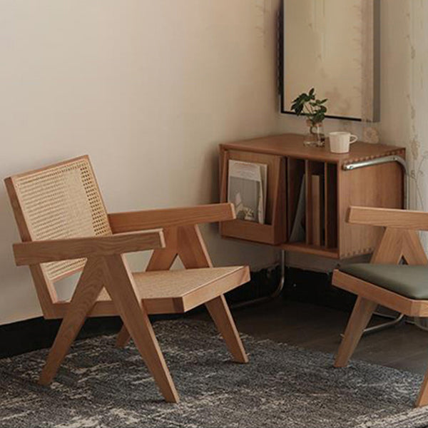 Traditional Wood Dining Chair Cane Back Dining Arm Chairs for Home Use Clearhalo ' kitchen&dining_furn' 'Dining Chairs' 'Dining Tables & Seating' 'dining_chair' 'furn' 'furn_dining_chair' 'Furniture' 'furniture_dining_chair' 'Kitchen & Dining Furniture' 'kitchen' 4129177