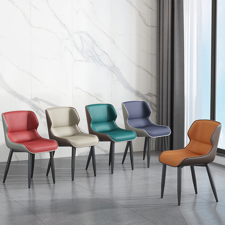 Industrial Style Metal Chair Set Kitchen Dining Room Wingback Side Chairs Clearhalo ' kitchen&dining_furn' 'Dining Chairs' 'Dining Tables & Seating' 'dining_chair' 'furn' 'furn_dining_chair' 'Furniture' 'furniture_dining_chair' 'Kitchen & Dining Furniture' 'kitchen' 4129201