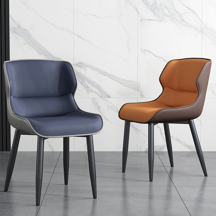 Industrial Style Metal Chair Set Kitchen Dining Room Wingback Side Chairs Clearhalo ' kitchen&dining_furn' 'Dining Chairs' 'Dining Tables & Seating' 'dining_chair' 'furn' 'furn_dining_chair' 'Furniture' 'furniture_dining_chair' 'Kitchen & Dining Furniture' 'kitchen' 4129203